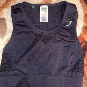 Gym shark Black Crop top